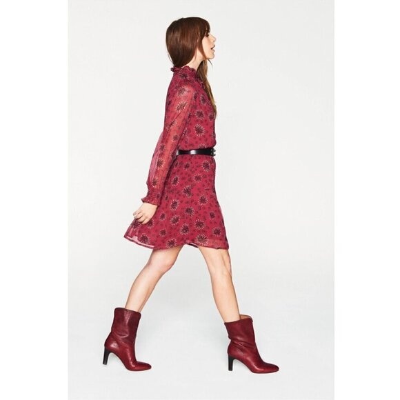 Ba&Sh Gizel Dress Red Womens Size Small - Picture 3 of 13